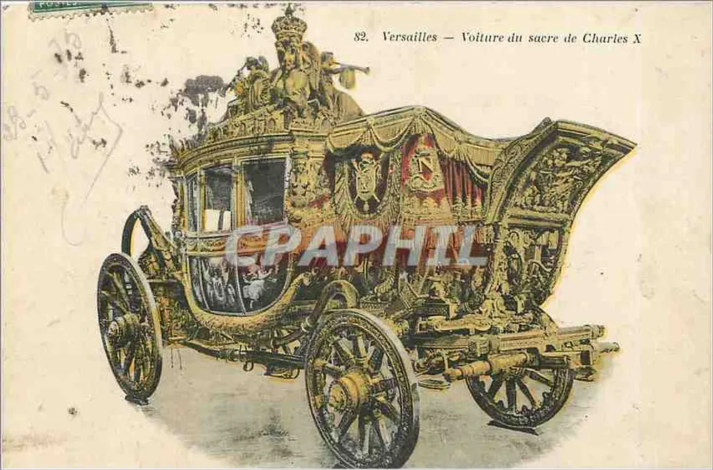 Versailles — Voiture du sacre de Charles X — n° 82 - Recto
