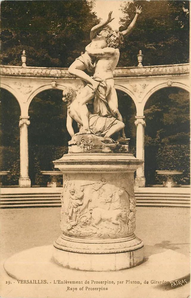 Versailles - L'Enlèvement de Proserpine, par Girardot - Patras - Recto