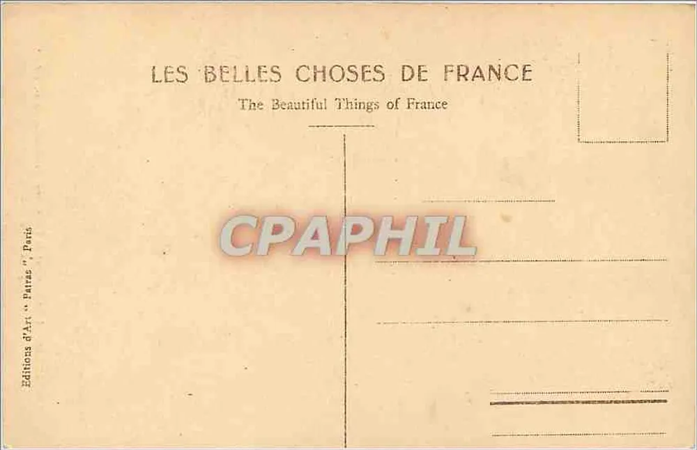 Versailles - L'Enlèvement de Proserpine, par Girardot - Patras - Verso