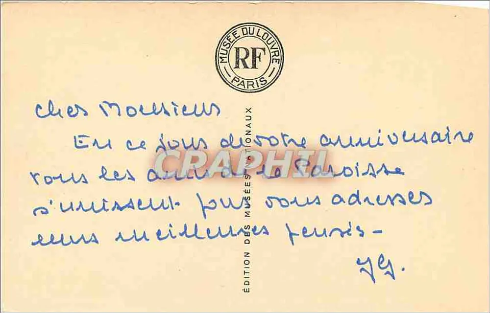 Vitória de Samotrácia — Museu do Louvre — Edição dos Museus Nacionais - Verso