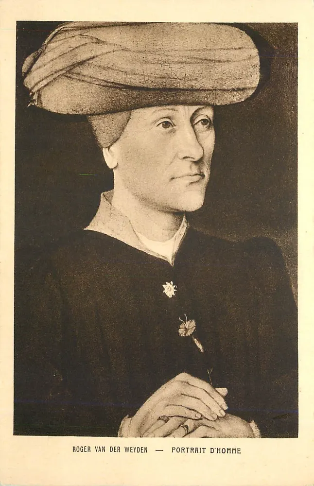Roger van der Weyden — Retrato de homem — Braun & Cie, Paris - Frente
