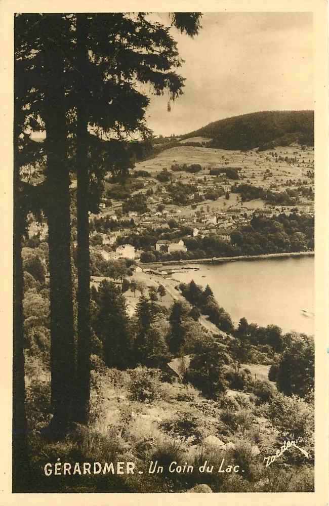 Gérardmer - Um Canto do Lago — V. Reader, Nancy, n°522 - Frente