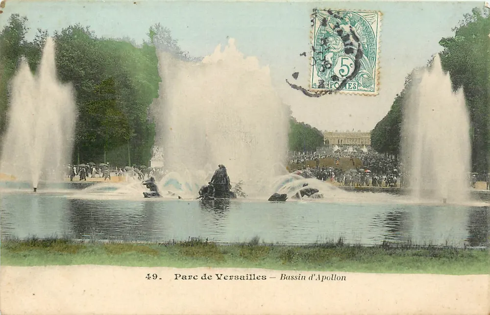 Parque de Versalhes — Bassin d'Apollon — Héliot, Bourdier-Faucheux - Frente