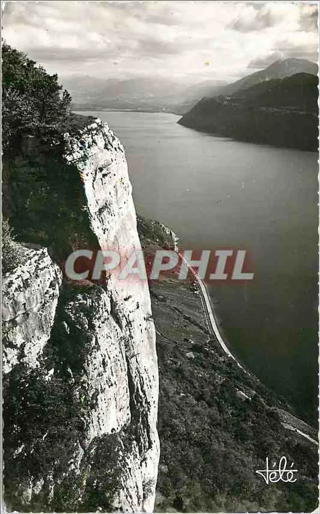 Rocha íngreme da CHAMBOTTE — Lago do Bourget — Edições TELE - Frente