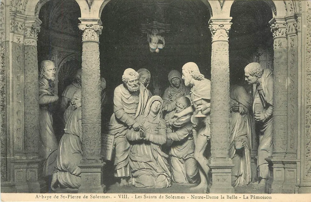 Abbaye de St-Pierre de Solesmes - VIII - Les Saints de Solesmes - Notre-Dame la Belle - La Pâmoison - Recto