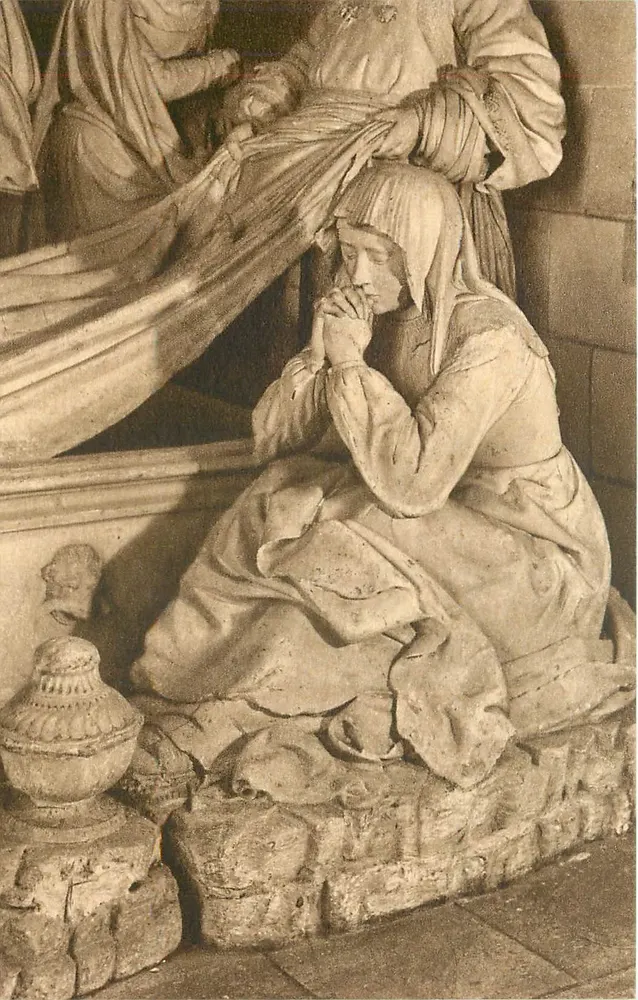 Sainte Madeleine — sculpture de l'abbaye de Solesmes — Édition de l'Abbaye de Solesmes - Recto
