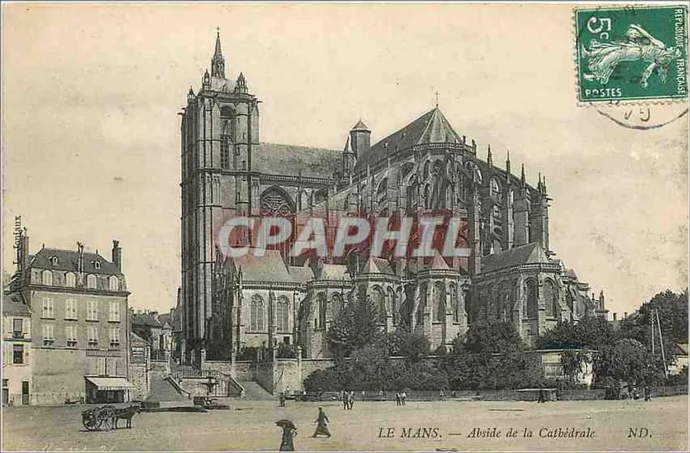 LE MANS — Abside da Catedral — Editor: G. Goujoux - Frente