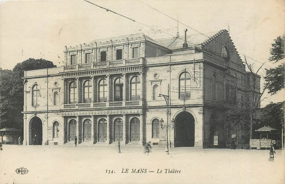 Le Mans — O Teatro — B.P.D. n°134 - Frente