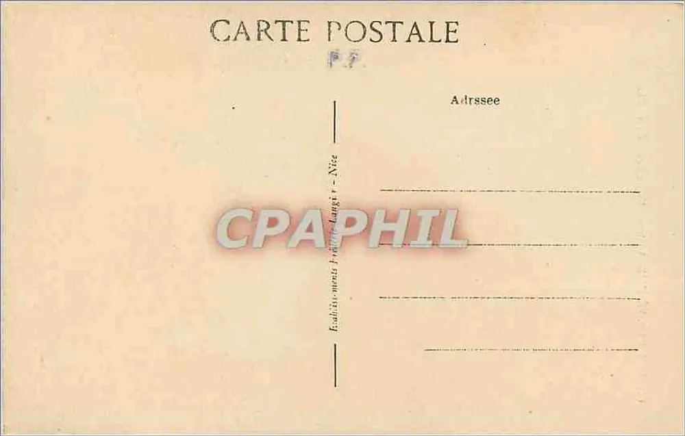 St-MARTIN-VÉSUBIE (A.-M.) — Valles de Fenêtres - FL. — n° 647 - Verso