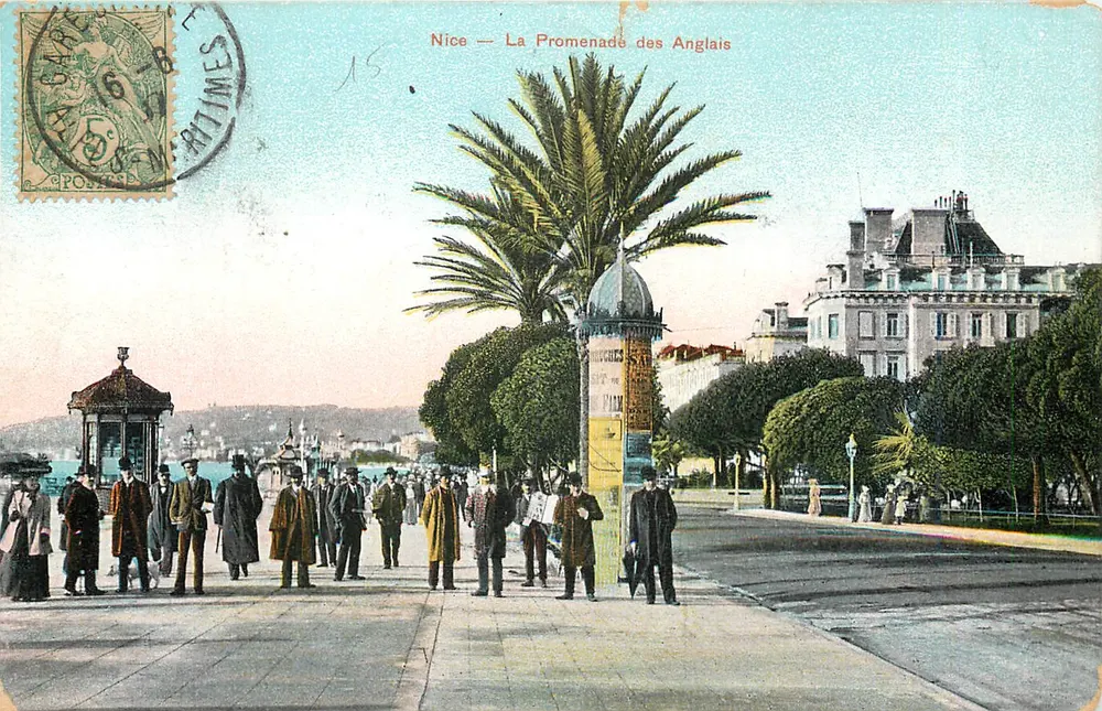 Nijmegen — La Promenade des Anglais — Union postale universelle - Voorkant