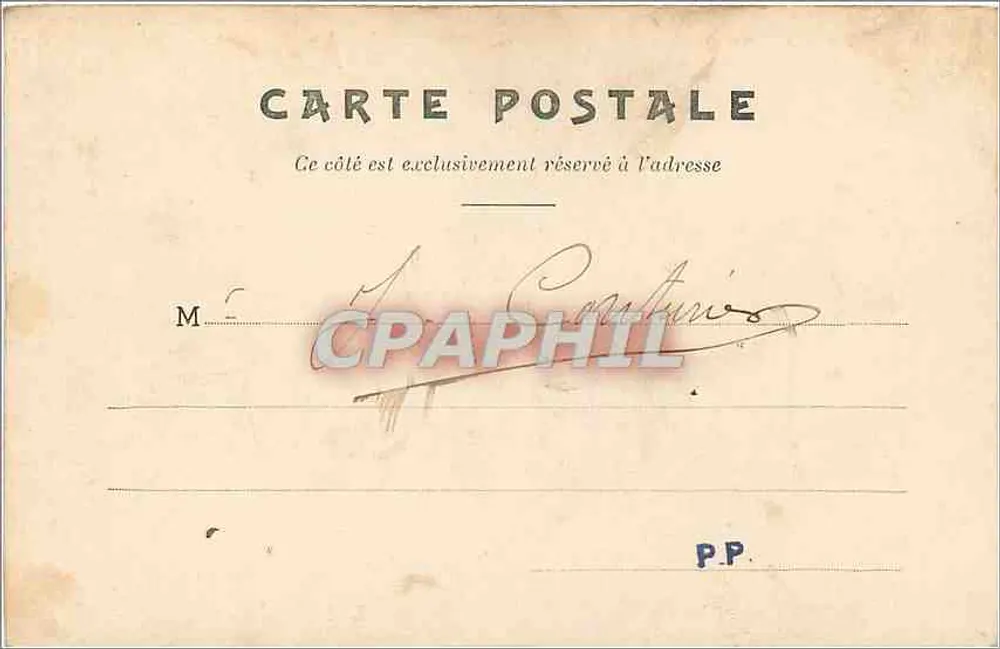 Nice - Promenade dos Ingleses — IMP. E. IMBERT & CIE, GRASSE-NICE, número de série não visível - Verso
