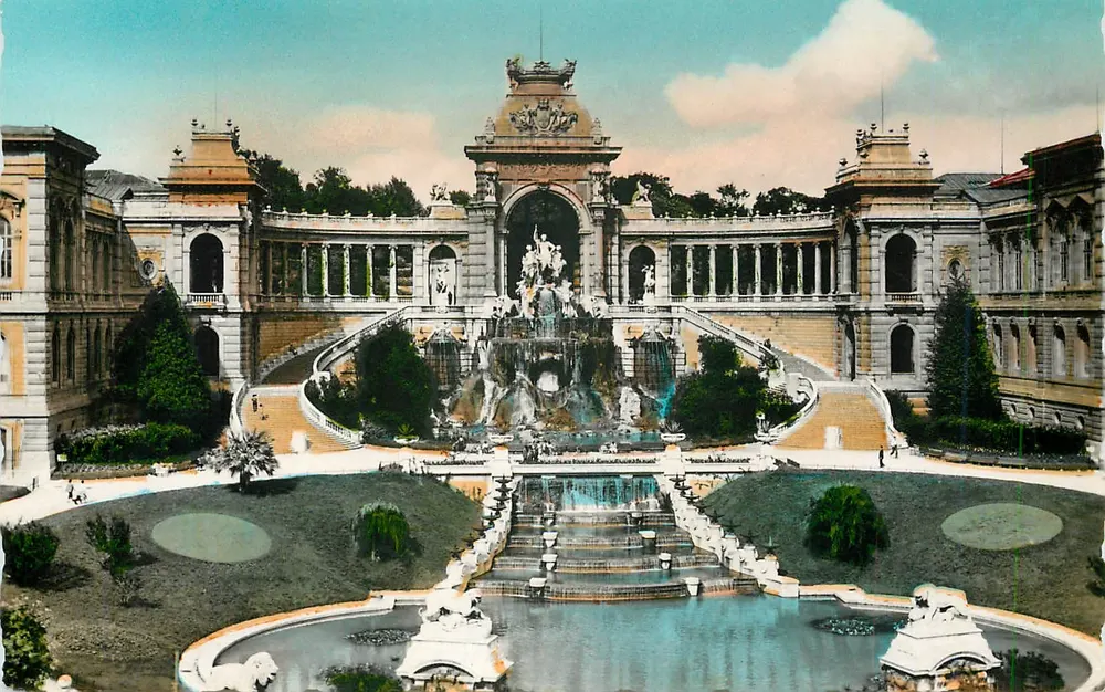 O Palácio Longchamp — Marselha — editor Le Carrefour du Monde, n° 1018 - Frente