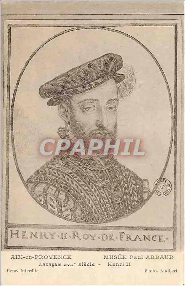 Henri II - Rei da França — Museu Paul Arbaud, Aix-en-Provence — Foto Audbert - Frente
