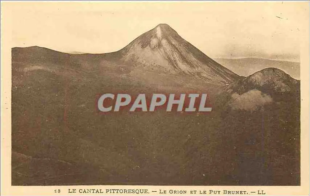 Das malerische Cantal — Der Grion und der Puy Brunet — LL - Vorderseite