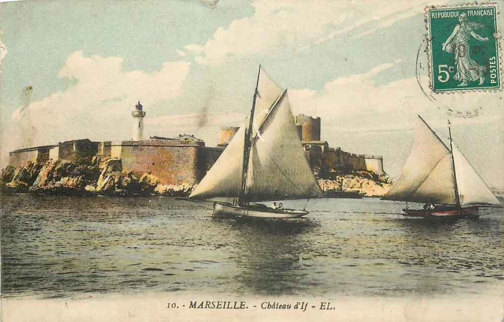 Marseille - Castelo de If - EL. - Editora EL, n°10 - Frente