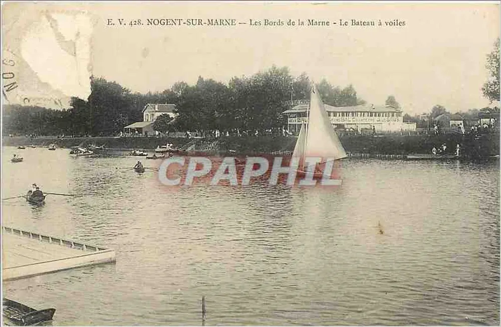Nogent-sur-Marne — Die Ufer der Marne — Das Segelboot - Vorderseite