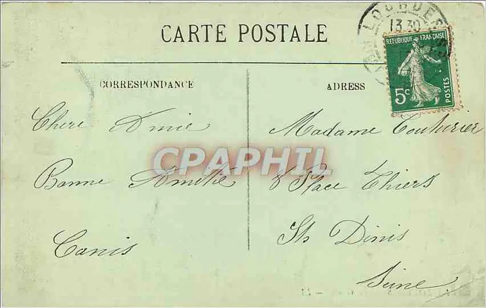 Lourdes — A Gruta — LL. — 61 - Verso