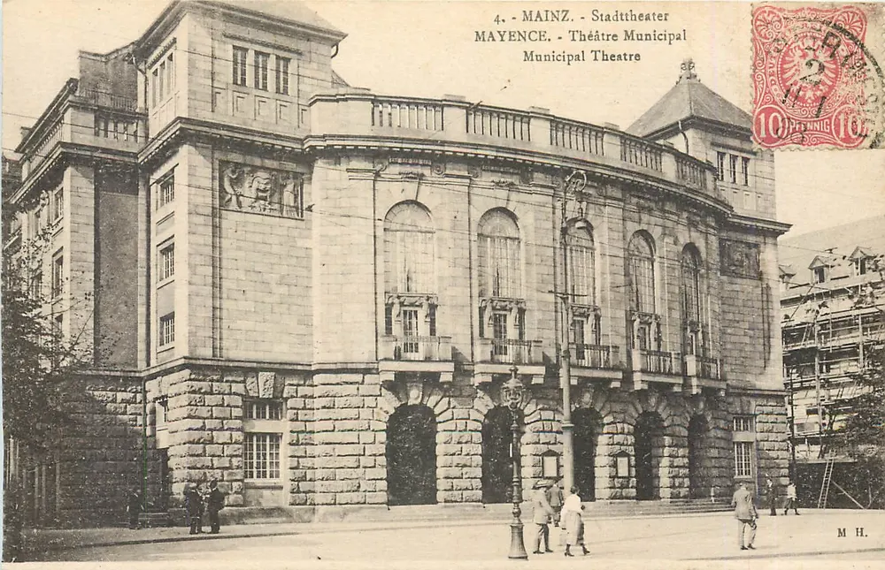 Mainz - Municipal Theatre — publisher M.H. — no. 4 - Front