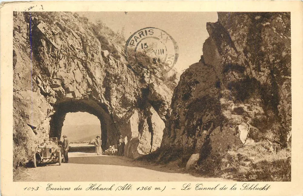 Umgebung von Hohnneck (Höhe 1366 m.) — Der Schlucht-Tunnel — Edition Litaize - Vorderseite