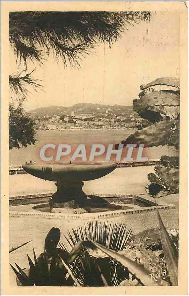 Suquet widziany z Parku Albert — Cannes — wydawca Rolla, nr 2.260 - Awers