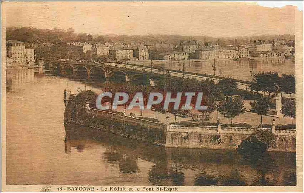 Bayonne - Le Réduit et le Pont Saint-Esprit — n° de série 18 - Recto