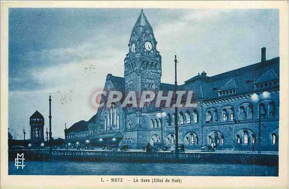 METZ — A Estação (Efeito de Noite) — CRAPHIL - Frente
