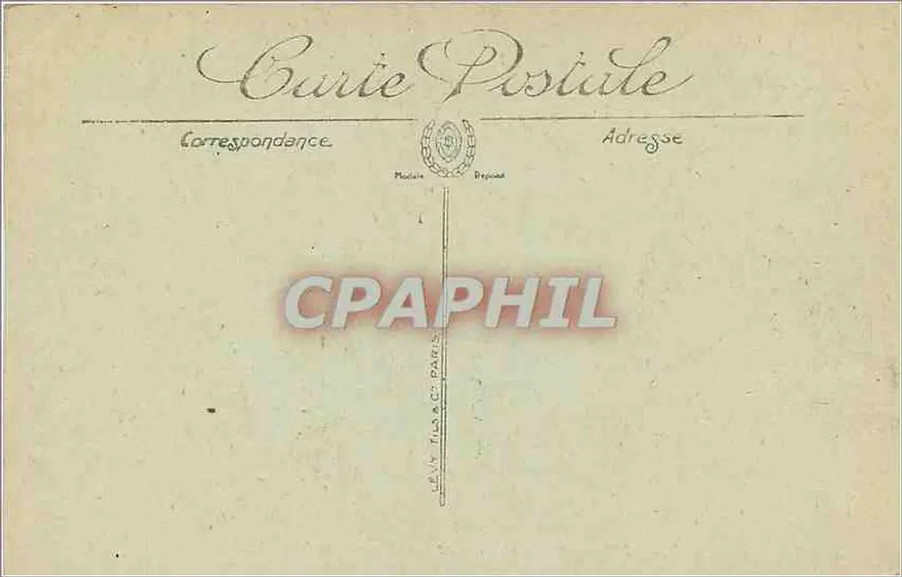 Bordeaux — A Igreja de Santa Cruz — LL. — Editor LL. n°24 - Verso