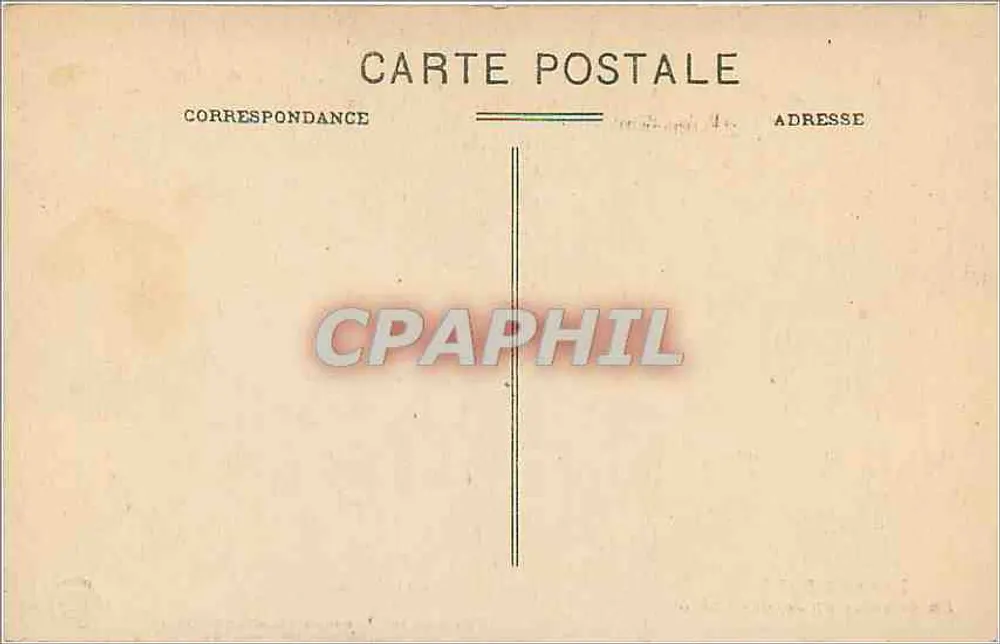 Bordeaux — La Terrasse du Jardin Public — Édition Aux Dames de France, Bordeaux - Verso