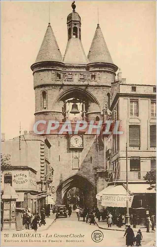 Bordeaux - La Grosse Cloche — Édition A. Liouard, n°26 - Frente
