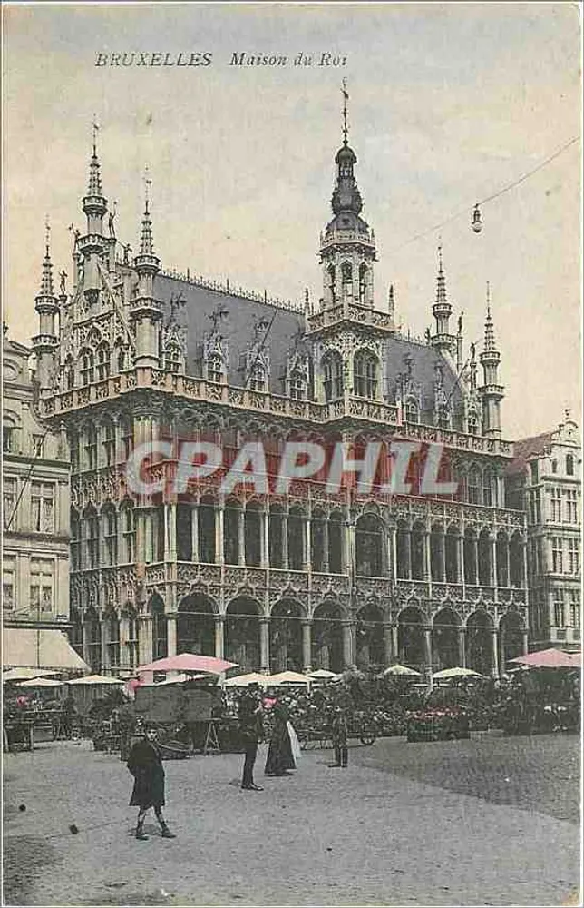 Bruxelas - Casa do Rei — editor não indicado, número de série não visível - Frente