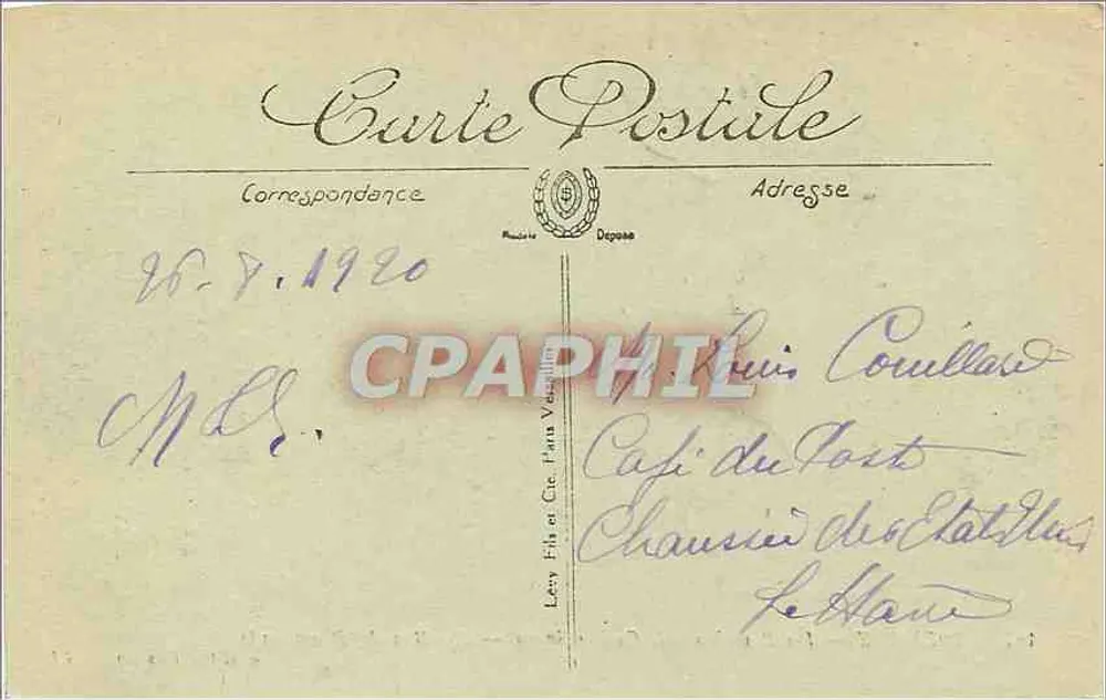 TROUVILLE — Les Planches et le Casino Salon — The Boards' Promenade and the Casino — L.L. - Verso