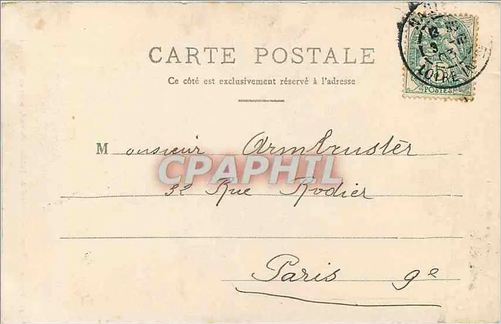 NANTES — Statue du Colonel de Villebois-Marqués, mort au Transvaal — Collection R. Guénault, phot.-édit., Nantes - Verso