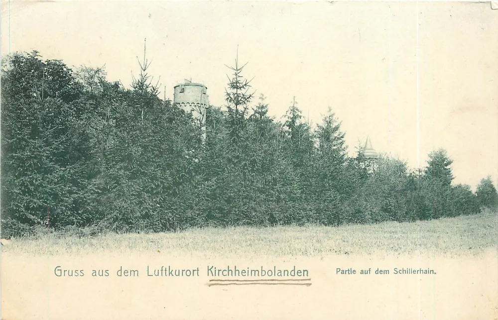 Kirchheimbolanden — Partlie on the Schillerhain — Universal Postal Union Postcard - Front