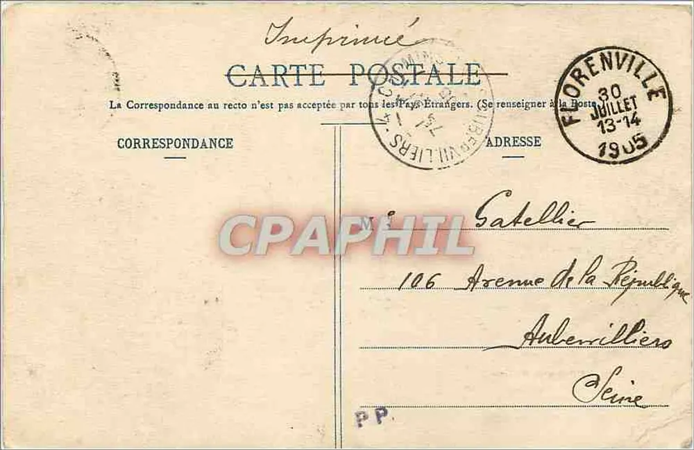 Orval - Cave aux Huiles — Ruínas de uma cave destruída pelo fogo e pelo saque — Charpentier-Richard, Mézières - Verso