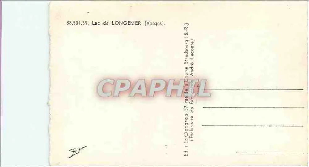 लॉंगेमर के झील — वोस्ग्स — ला सिगों - पीछे