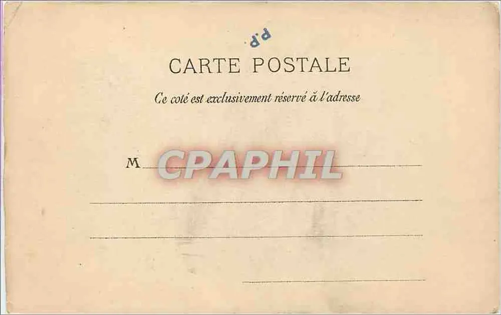 Chantilly — Château de la Reine Blanche. Etangs de Commelle. — Éditeur : L. Béchard, n° 153 - Verso