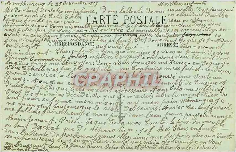 Épinal — Kościół w Chantraine — LL. — Wydawca LL, nr 69 - Rewers