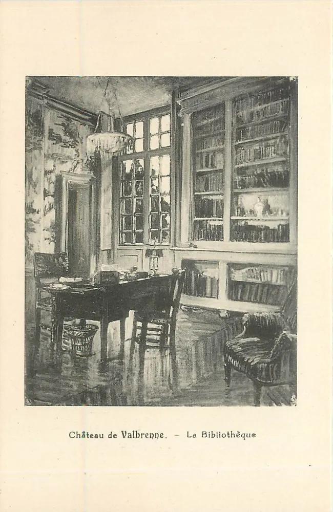 Castelo de Valbrenne — A Biblioteca - Frente