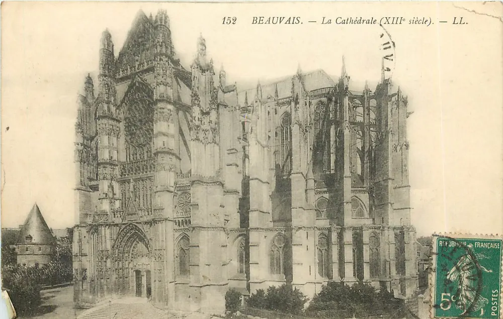 Beauvais — La Cathédrale (XIIIe siècle) — LL. — N° 152 - Recto