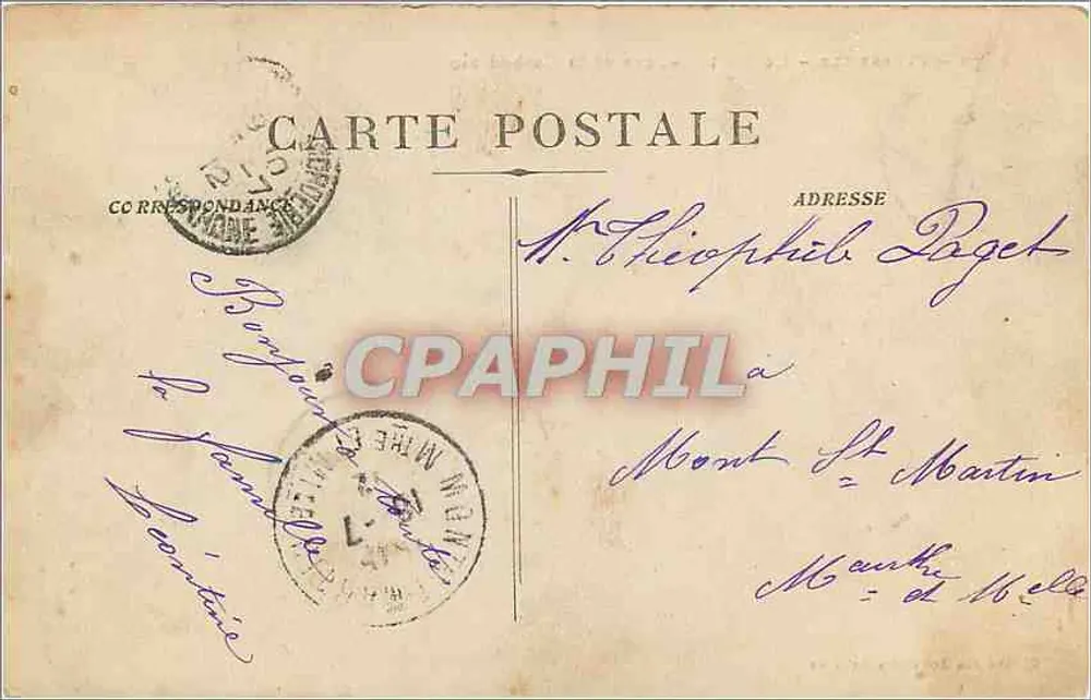 Marseille - Fort St-Jean und die Kathedrale — Ausgabe der Nouvelles Galeries, Nr. 71 - Rückseite