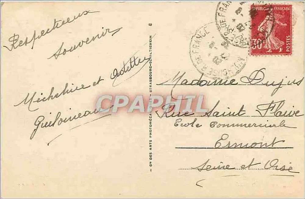 Mulhouse — Vista geral — Oh des Arts, Strasbourg - Verso