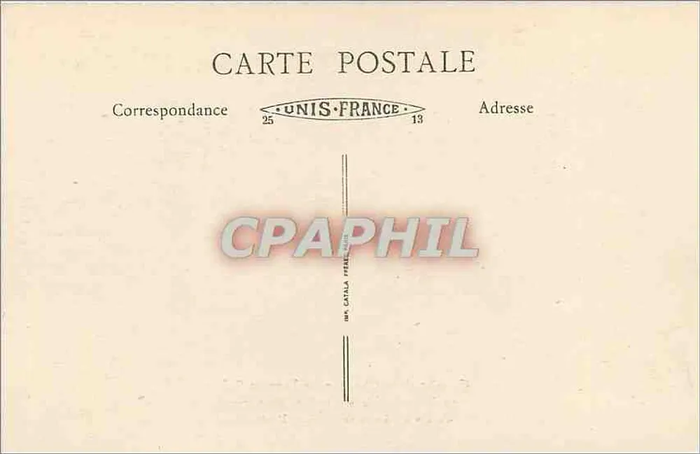 Cambrai — Kapelle des ehemaligen Zufluchtsortes der Abtei Vaucelles (13. Jahrhundert) — Lib. Oscar Masson, Cambrai - Rückseite
