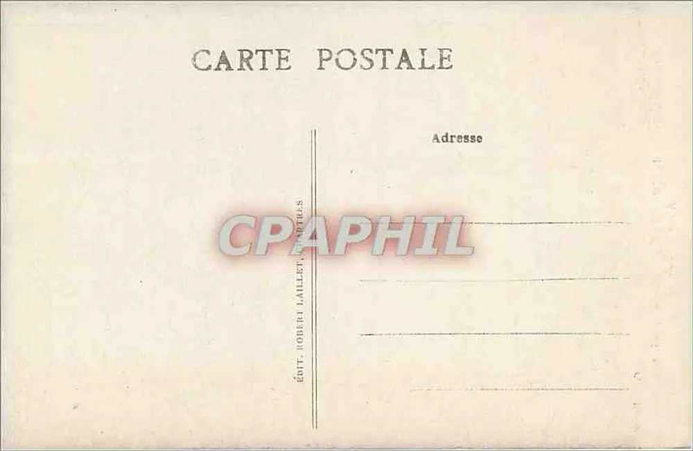 Kathedrale von Chartres — Nordportal (13. Jahrhundert) — Freunde Jobs — Verlag Robert Laillet, Chartres - Rückseite