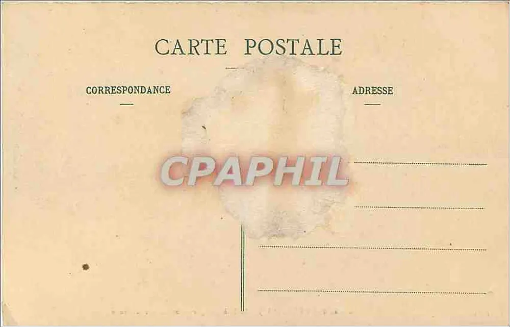 Château d'ANET (E.-et L.) - Salle à Manger - Surtout Renaissance — Ch. Foucault, édit., Dreux - Verso