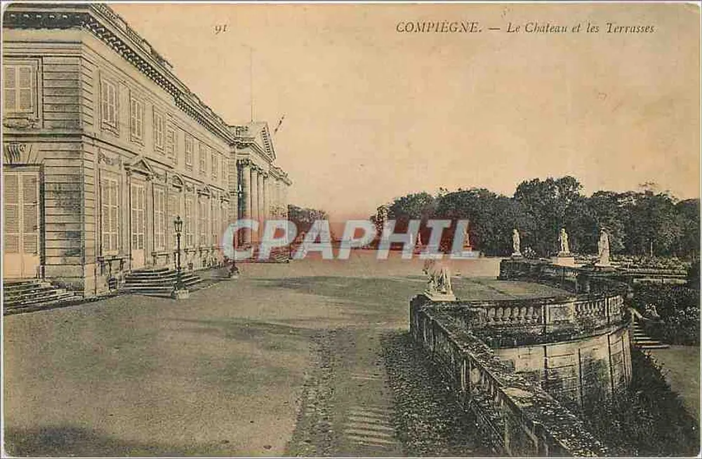 Compiègne — O Castelo e as Terras - Frente