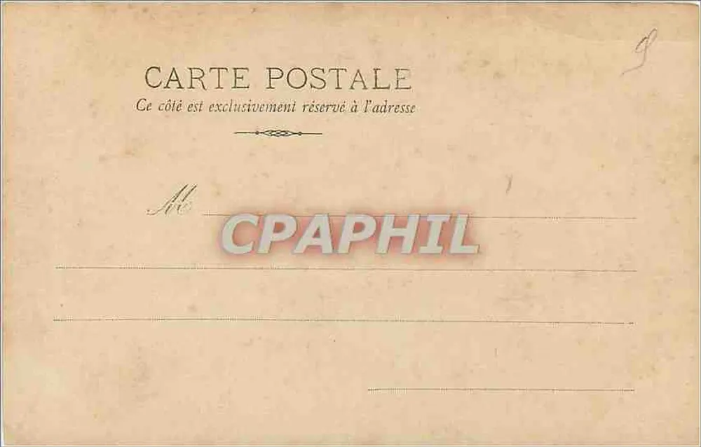 Salon 1903 — Henri Alberti — Restitution au commissariat — S.I.P. - Verso