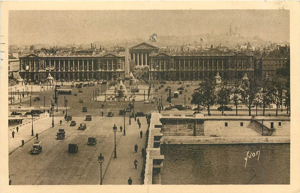 Place de la Concorde — allgemeiner Blick — Les Éditions d'Art Weyl, Paris, n° H. 730 - Vorderseite