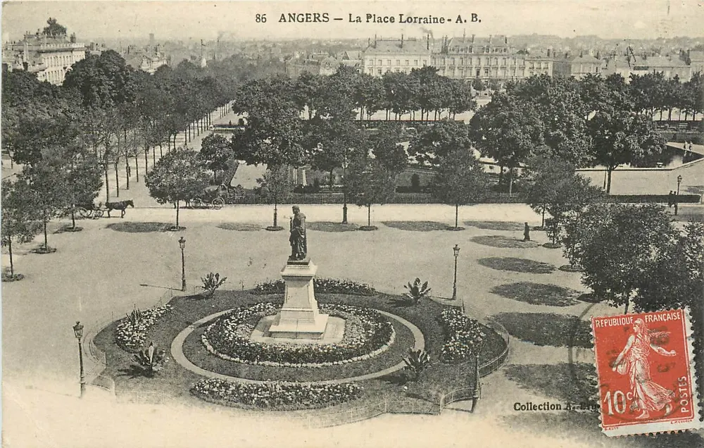Angers — A Place Lorraine — A. B. — Coleção A. B. - Frente