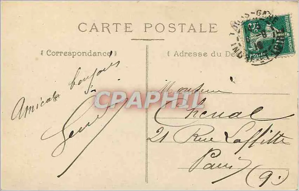 Tours — Casa de Guise — Editor H.-D. - Verso