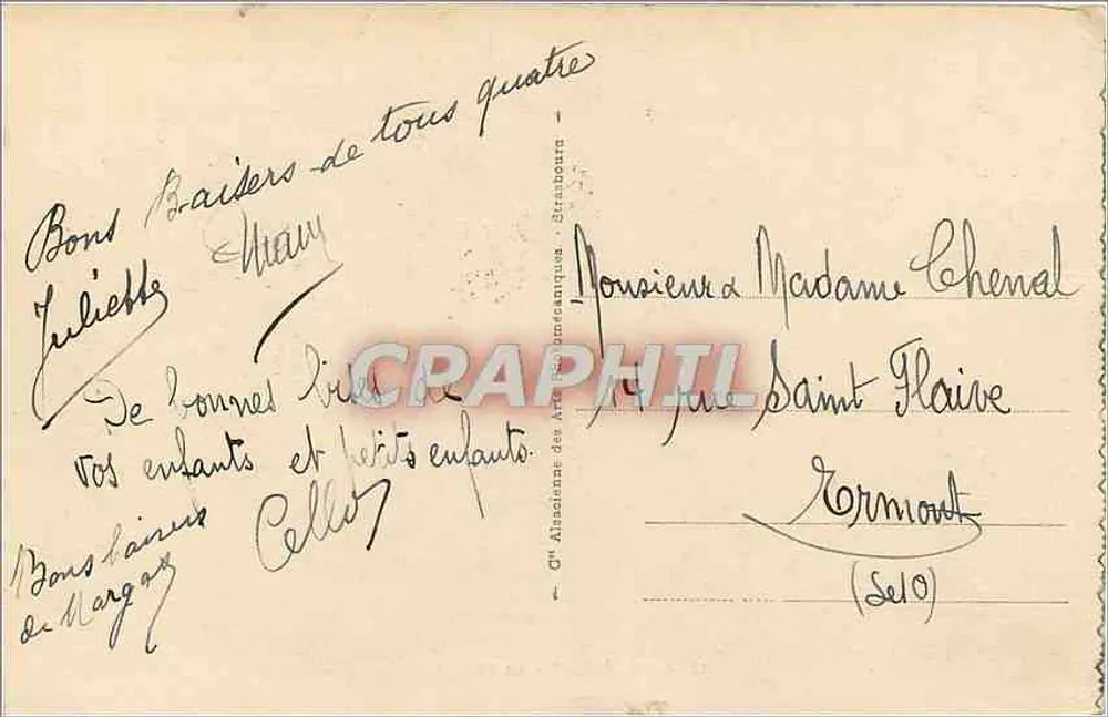 Le Tréport — O Porte e a Igreja de São Jacó — Editor: S.H.S. 8134 - Verso